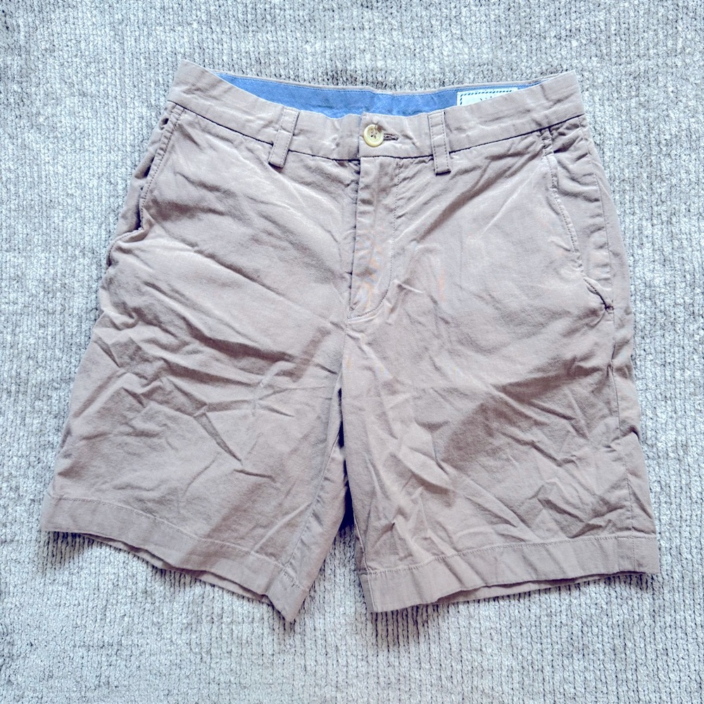 Southern‎ Tide Khaki Classic Fit Chino Shorts Size 28 Summer Golf Preppy